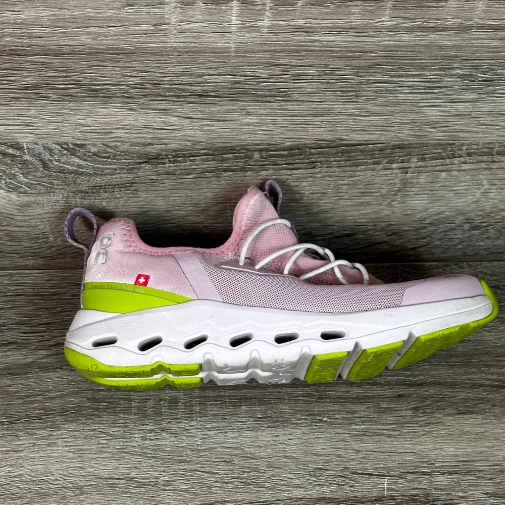 On Cloud Cloudleap Sneakers Kids Size 1 Lavender Running Shoes Outdoors READ - Picture 9 of 11